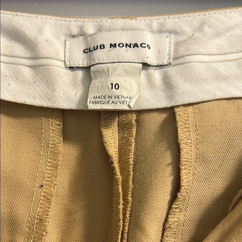 Club Monaco Tan Chinos Straight Leg - Picture 2 of 9